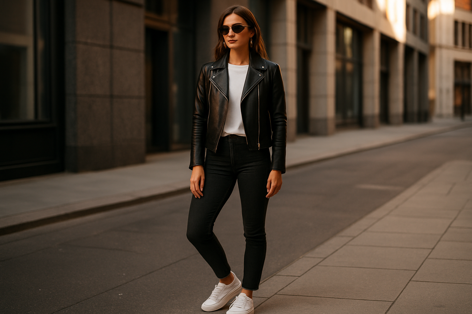 Leather Jackets and Sneakers: Women’s Styling Guide